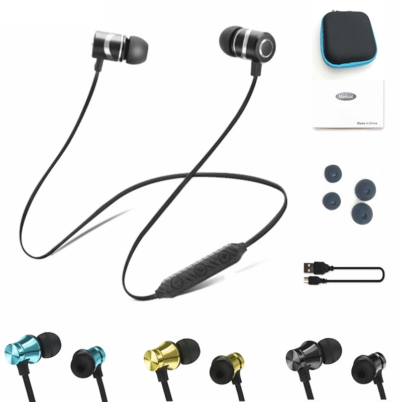 Магнитные наушники Bluetooth Спортивная гарнитура для iPhone Samsung Xiaomi оптовая