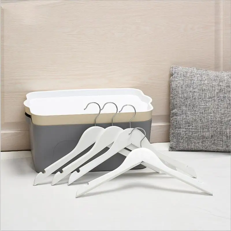 10 шт. деревянные вешалки для пальто и юбки|Вешалки крючки| |