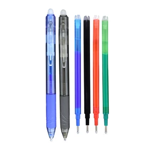 Ручка гелевая со стираемыми чернилами, 4 шт.лот, набор канцелярских принадлежностей для школы и офиса, черныйсинийкрасныйзеленый