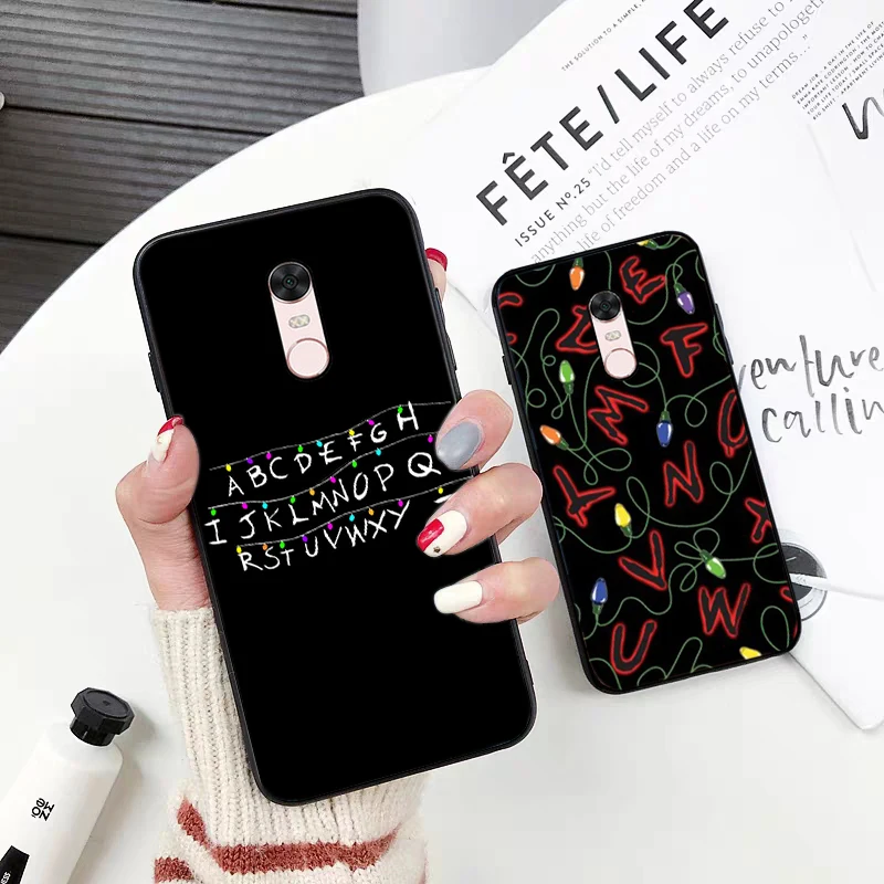 Lavaza Stranger Things Рождество огни силиконовый чехол для Xiaomi Redmi Note 4X5 5A Prime 6 7 8 Pro 8T
