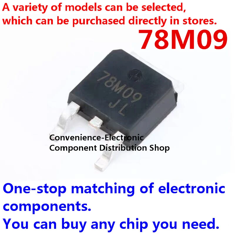 

10PCS/PACK L78M09CDT SMD CJ78M09 78M09 Patch TO-252 9V/0.5A three-terminal voltage stabilizing circuit/linear