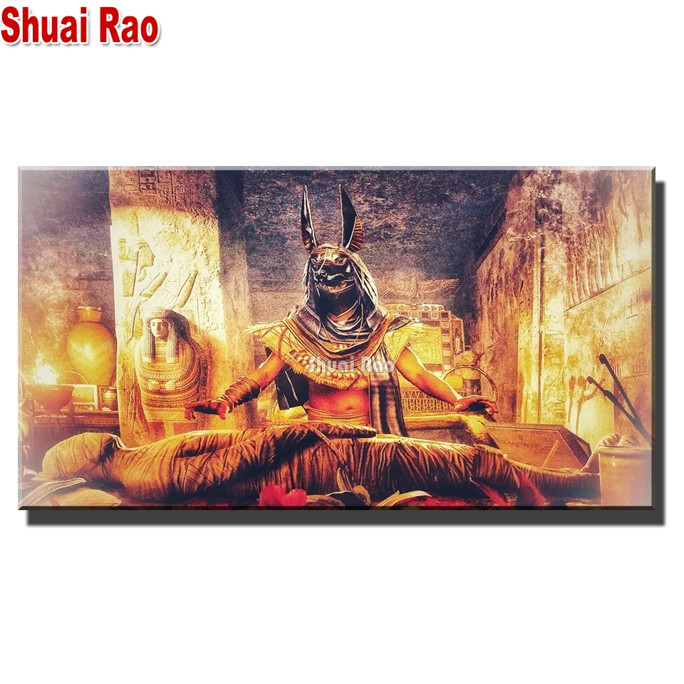 

5d diamond painting new arrivals Egyptian mummy ancient tomb diy full square round drill diamond mosaic embroidery Big Size