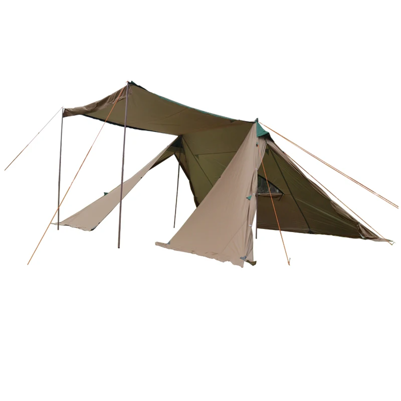 

6*7 м наружная двойная палатка тент от солнца и дождя семейная палатка