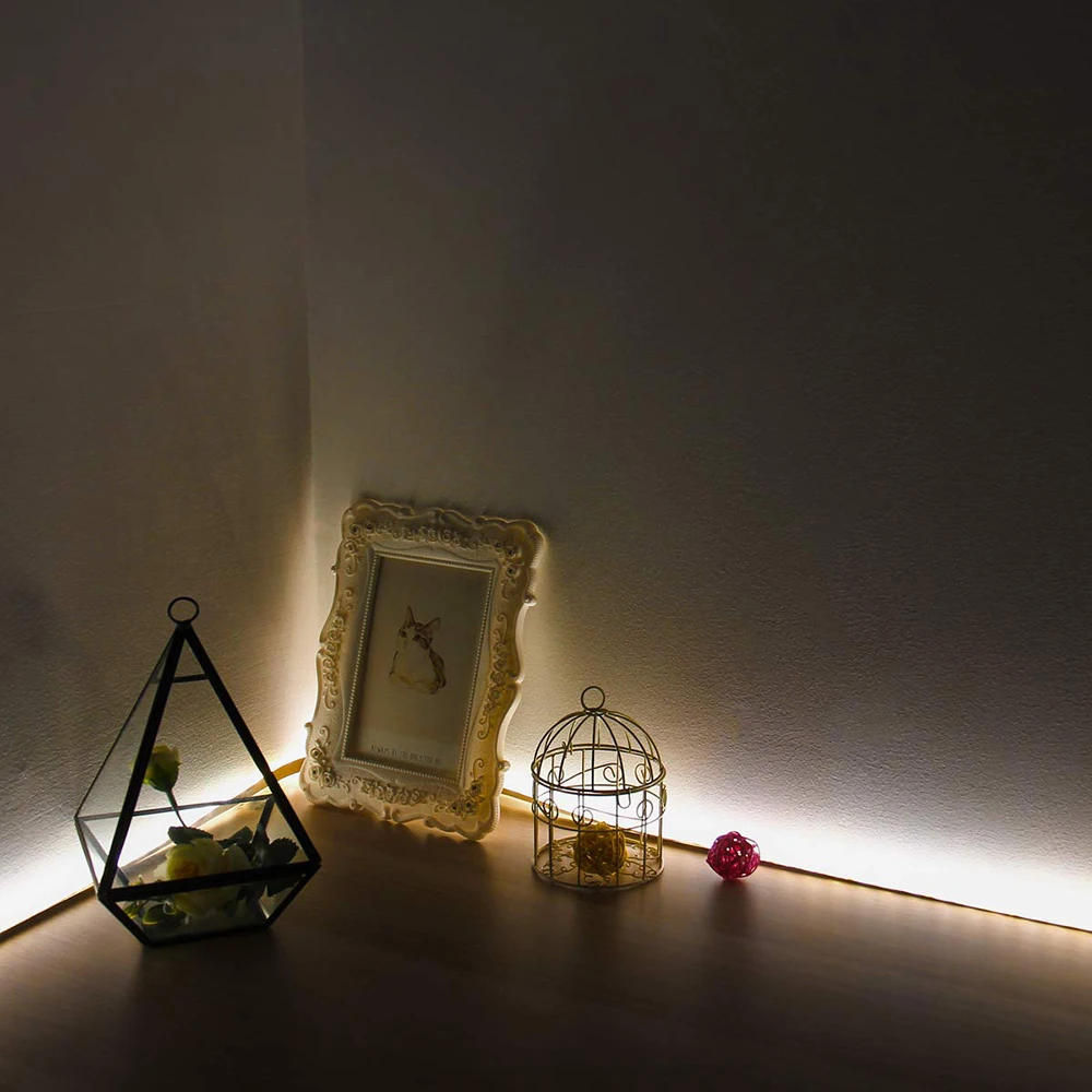 

5M SMD 5050 LED Strip Light DC 12V Flexible LED Tape Ribbon 60leds/m Waterproof White PCB Ruben For Home Decor DIY - Warmwhite