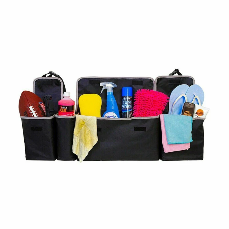 

Car Organizer Trunk Backseat Adjustable Storage Bag Net High Capacity Multi-use Oxford Back Interior Accessories