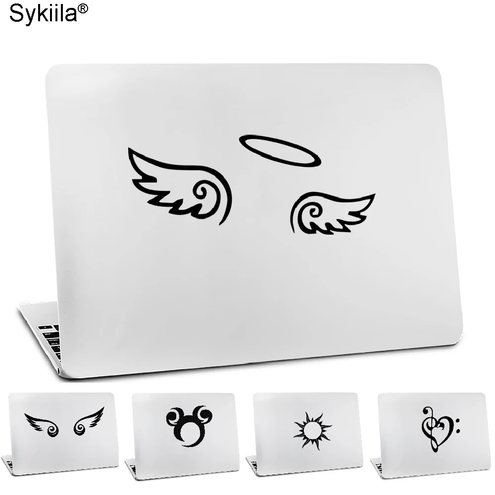 Крылья угол для логотипа Apple Наклейка Macbook кожа Air 11 13 Pro 15 Retina компьютер ноутбук