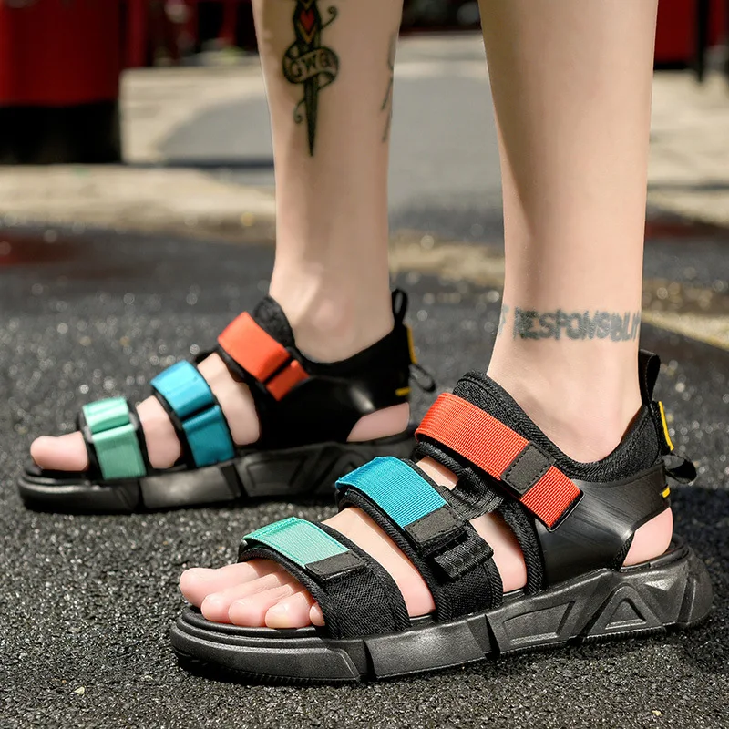 

Men's sandals men's trendy summer wear men's shoes summer 2021 new sports and leisure driving summer shoes beach shoes