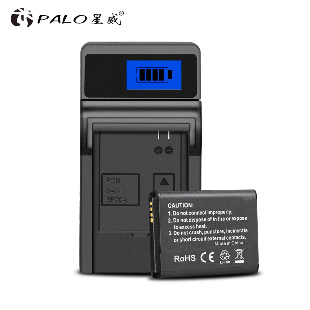 PALO BP-70A EA-BP70A IA-BP70A BP70A IABP70A зарядное устройство для SAMSUNG AQ100, DV150F, ES65, ES67, ES70, ES71, ES73, ES74, ES75, ES80, MV800