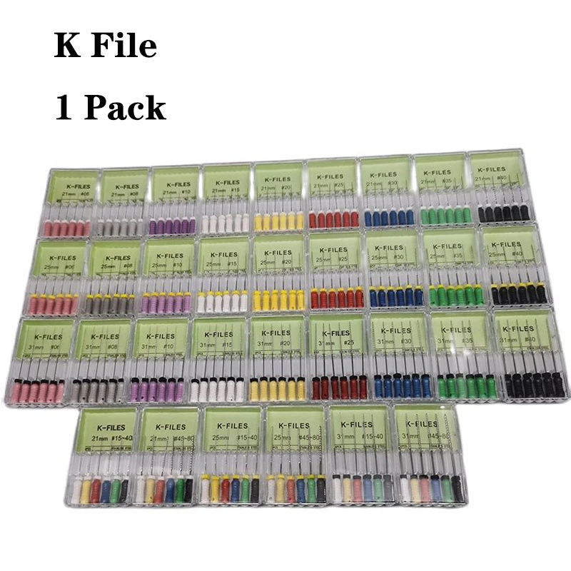 Стоматологические инструменты эндододонтические из нержавеющей стали 21 мм 25 31