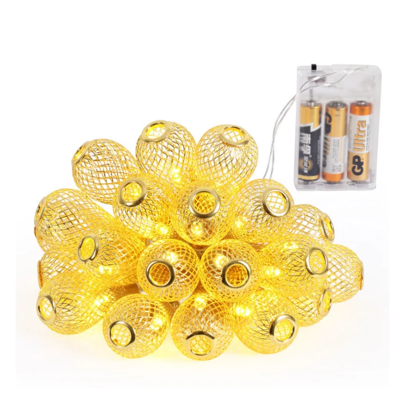 OUFULA светодиодный гирлянды Рождественская елка пейзаж огни медный провод