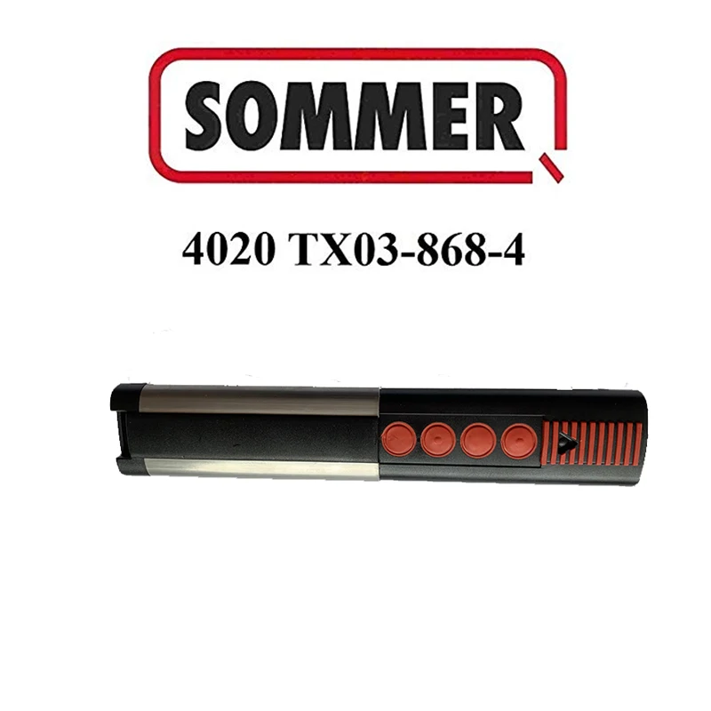 2шт ворота гаража двери прокатки код handsender для Telecommande SOMMER 4020 4026 868 МГц 4 кнопки