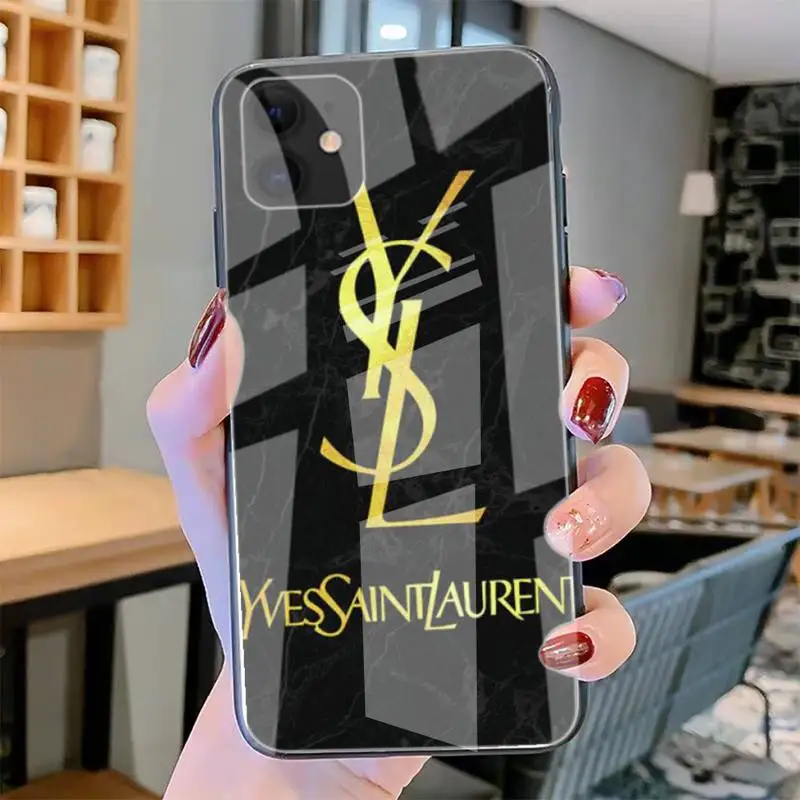 

Guess French Fashion Luxury Brand Letter Tempered Glass For Iphone6plus 6S 7 7plus 8 X XS XSmax XR 11 12 Pro Max 12mini