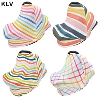 4 in 1 multi use baby stretchy cover car seat canopynursing covershopping cart coverinfinity scarf perfect gift for baby