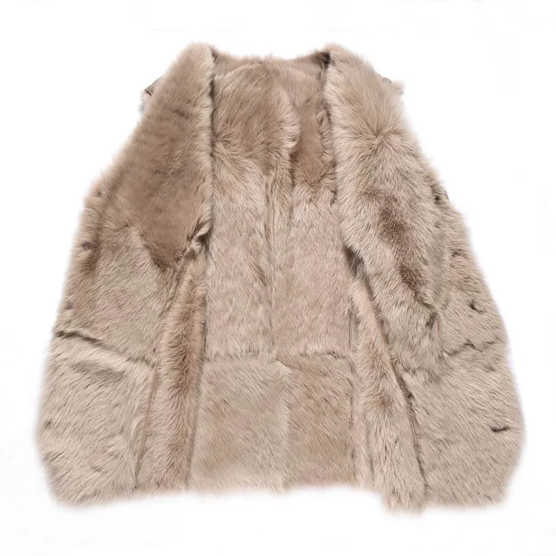 

Real Fur Coat Men Vest Winter Sheep Shearling Jacket Sleeveless Warm Natural Fur Coats Short Vests 2020 6012 KJ3638