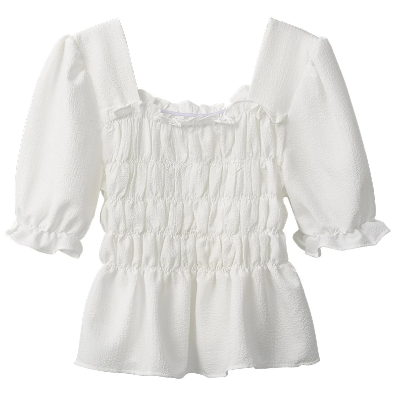 

Black chiffon shirt women's new design in summer 2021