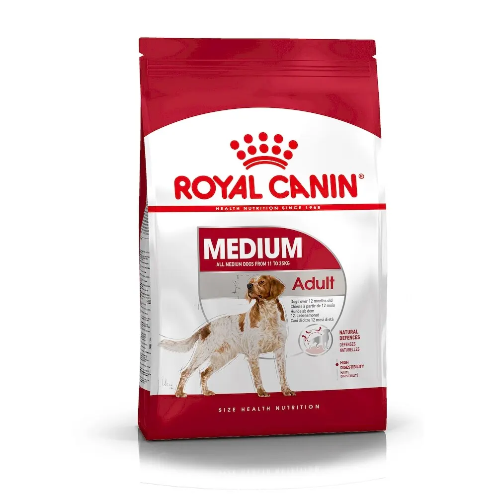 Royal Canin Medium Adult корм для взрослых собак средних пород 15 кг | Дом и сад