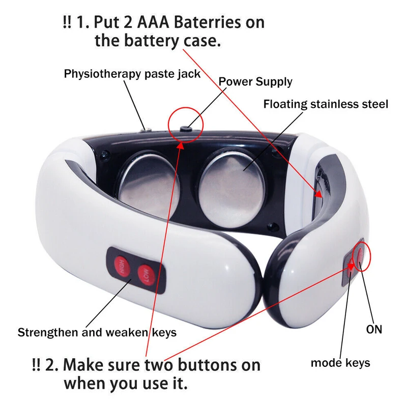 Электрический массажер для шеи плеч мышц | Мебель
