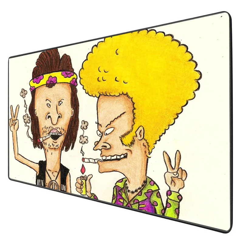 XGZ Beavis коврик для мыши с мультяшным рисунком, большой размер L XL 2XL, компьютерный коврик для клавиатуры, Противоскользящий резиновый коврик для клавиатуры