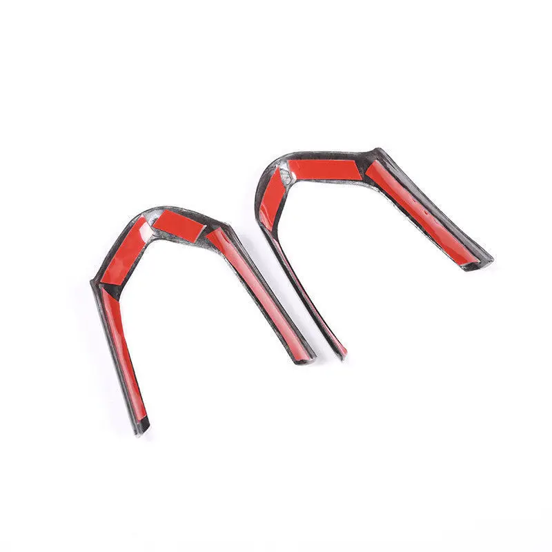 

2 PCS Carbon Fiber Car Steering Wheel Frame Trim Cover for BMW M3 M4 M5 New 1 3 series X5M Car Styling Car Accessories