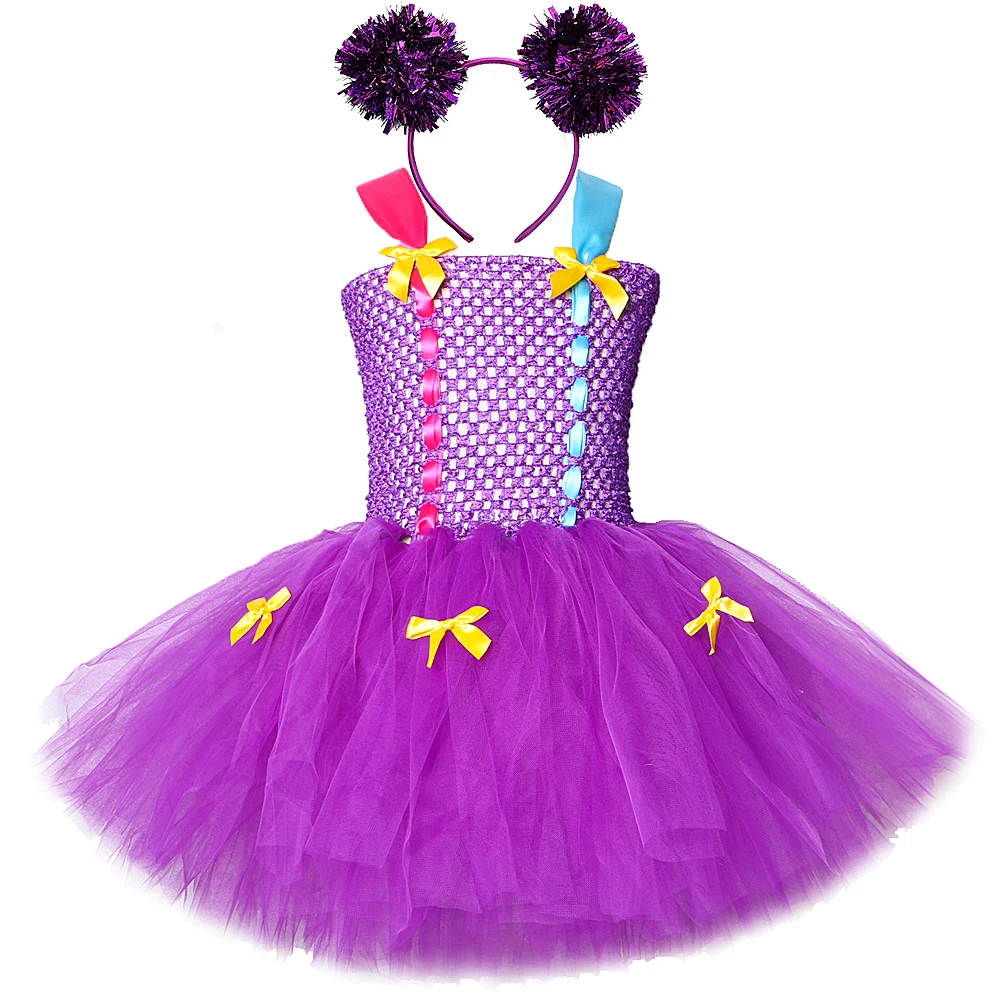 

Purple Lol Surprise Dress for Baby Girls Lol Doll Costume Halloween Kids Tulle Outfit Birthday Girl Tutu Dresses with Headband