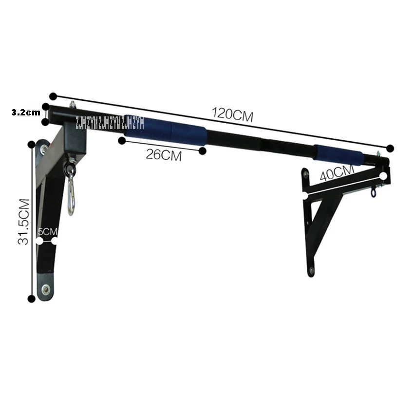 

120 Multifunctional Wall Chin Up Bar Indoor Fitness Single Parallel Bars Wall Horizontal Bar Home Pull Up Device Sandbag Shelf