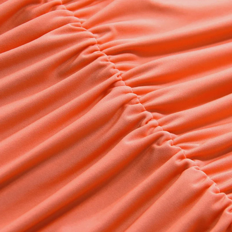 

Bodycon Dress for Women 2021 V-Neck Low Cut Waist Hollow Strap Dress Design Pleated Backless Tight Buttocks Mini Sexy Dress