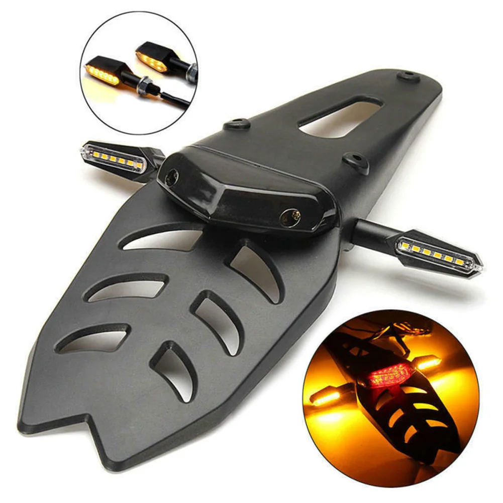 LED Fender Turn Signal Light Brake Tail Rear Lights For Motorcycle Dirt Bike Motor Modified Taillights |