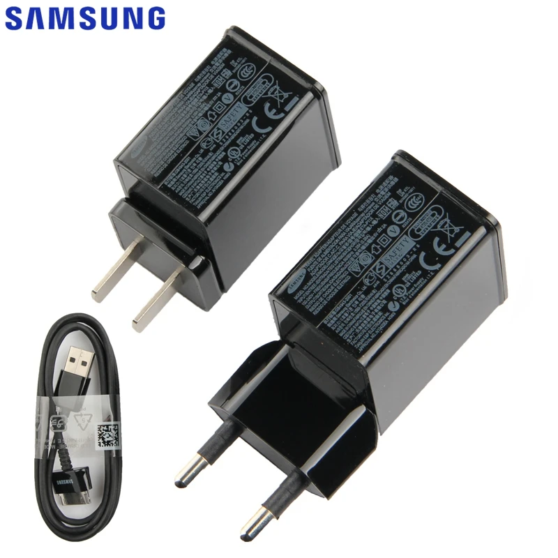 Оригинальное Адаптивное зарядное устройство для планшета samsung Galaxy P6800 GALAXY Tab 7,7 P6210 P7310 Note 10,1 N8010 P7510 P6200 P3100