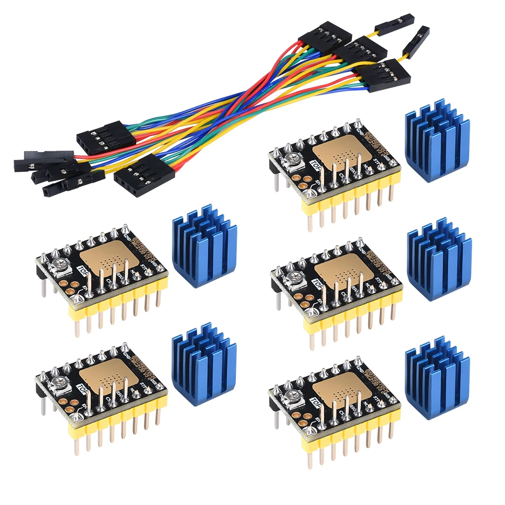 TMC2208 V3.0 UART TMC2130 V3.0 SPI Драйвер шагового двигателя для SKR V1.3 MINI E3 Ramps 1,4/1,6 3D-принтер, запчасти для 3D-принтера