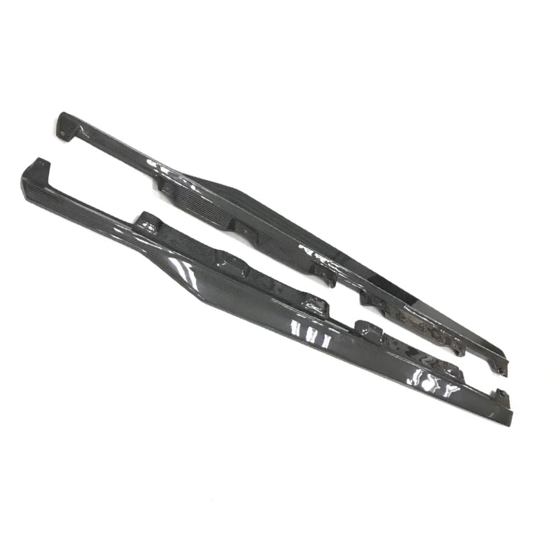 Автомобильные боковые юбки из углеродного волокна комплект фартуков для Mercedes Benz