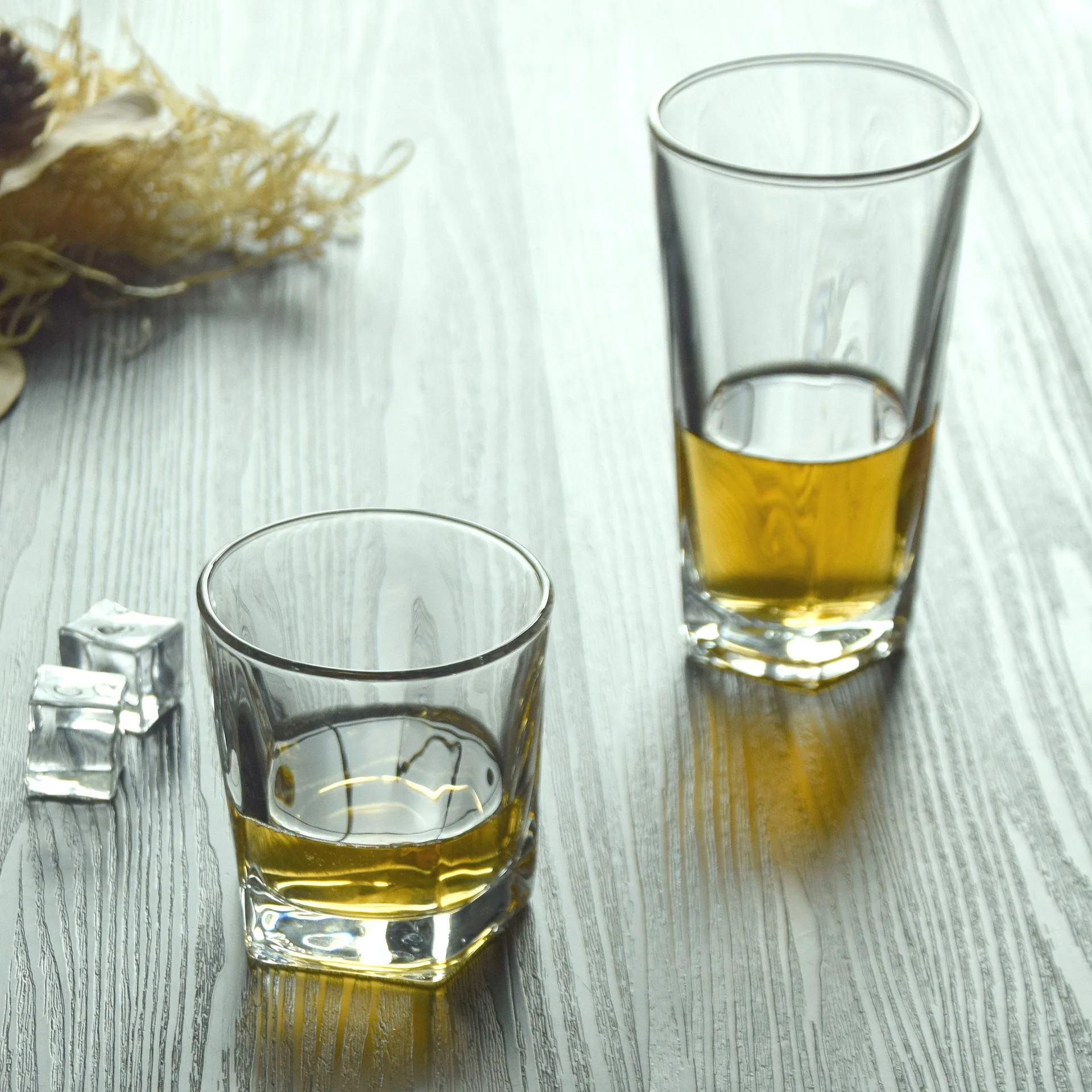 

Set of 2 high quality crystal party whiskey wine glass home party beer drinking glass cups 0901-23