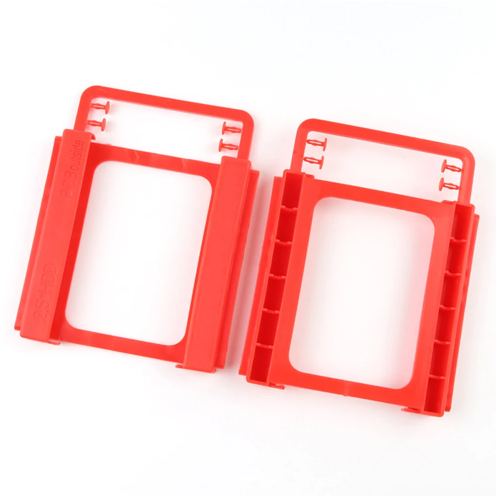 

2 pieces 2.5 To 3.5 In SSD HDD Mounting Plastic Adapter Bracket