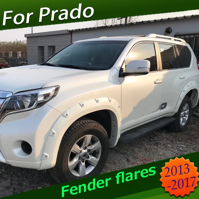 Брызговики для Toyota Land Cruiser Prado Fj150 LC150 2014 2015 2016 2017 5 дверей карманные клепки Арка