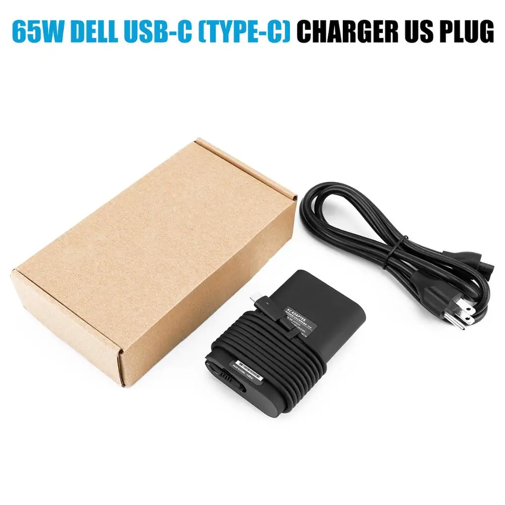 Новый блок питания USB Type C мощностью 65 Вт адаптер переменного тока для Dell LA65NM170