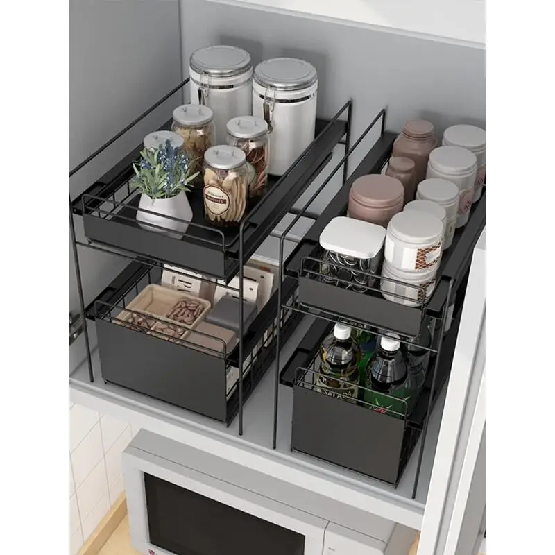 Malzemeleri Cucina Organizador De Afdruiprek Органайзер Keuken корзина с выдвижными ящиками Cozinha Cocina