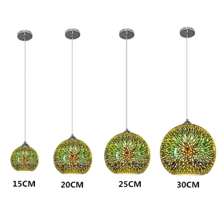 

Светодиодные подвесные светильники с зеркальным стеклянным шариком, лампа E27 для лофта, ресторана, бара, столовой, кухни, островка