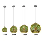 Светодиодные подвесные светильники с зеркальным стеклянным шариком, лампа E27 для лофта, ресторана, бара, столовой, кухни, островка