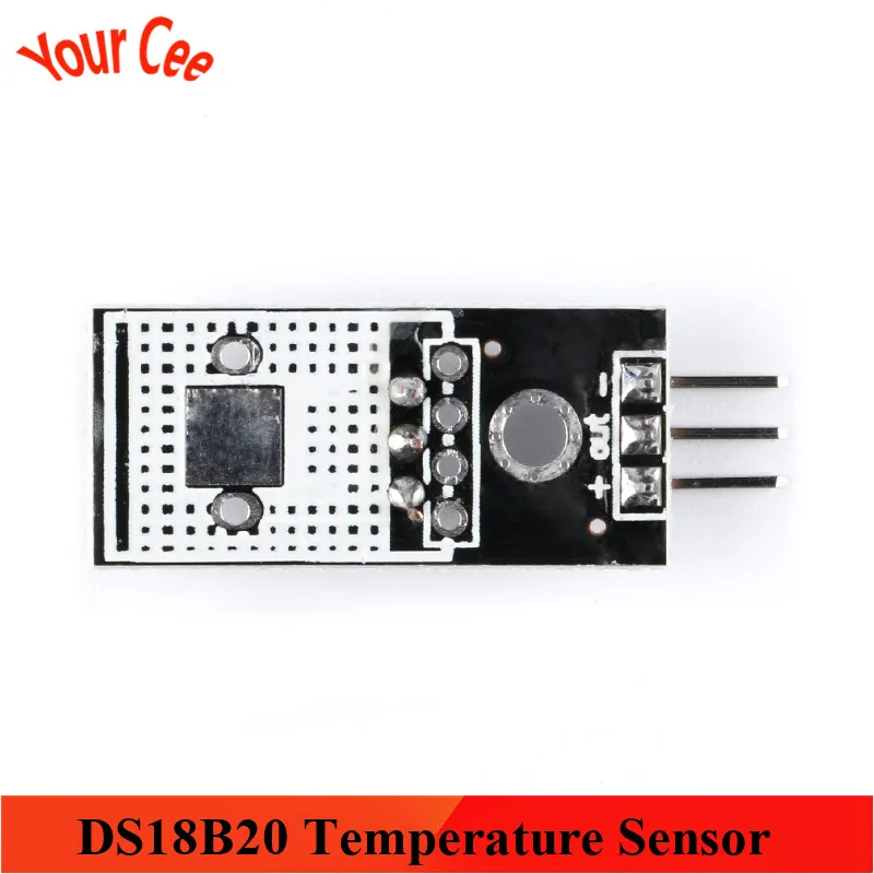 Модуль цифрового датчика температуры DS18B20 одношинный 18B20 сигнала для Arduino