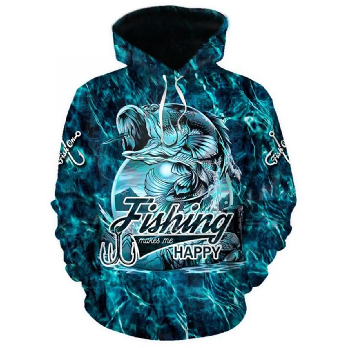

2021 New Bass Fishing 3D All Over Printed Mens Hoodie Harajuku Casual Sweatshirt Unisex Fashion Jacket Tops KW01478
