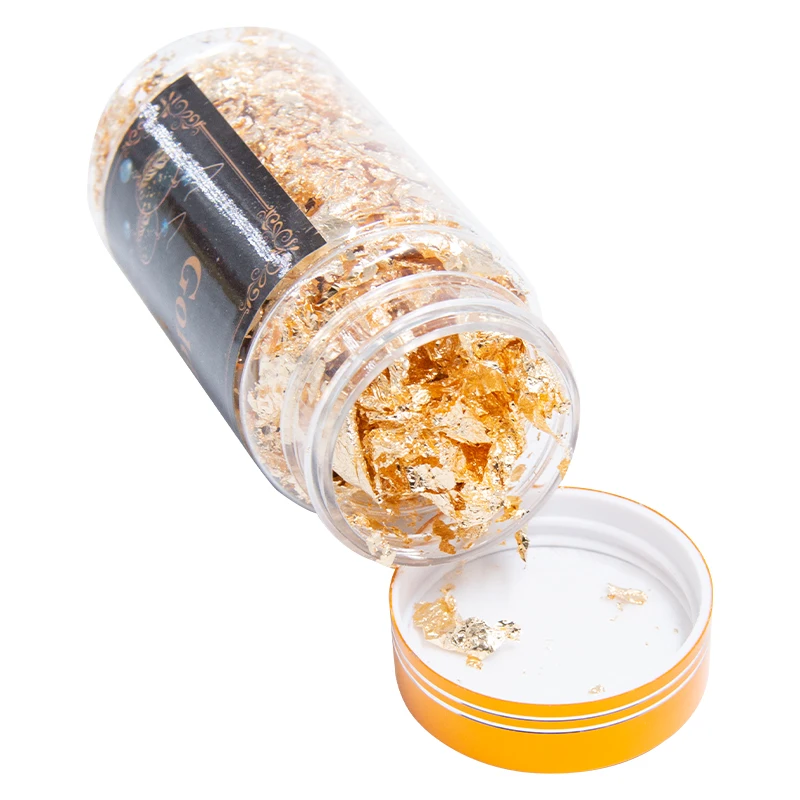 3 г хлопья золотой фольги для декоративно прикладного искусства украшения ногтей