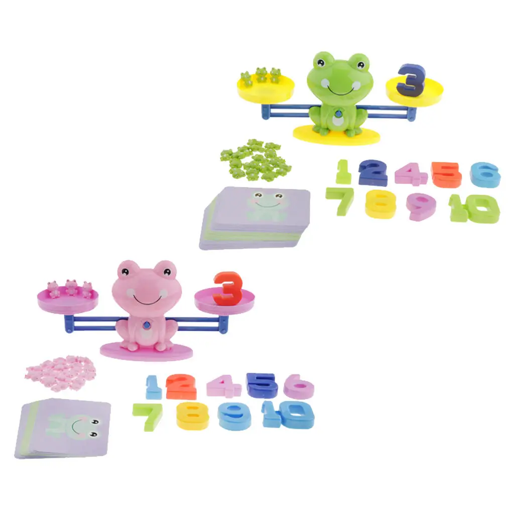 

Plastic Frog Numbers Preschool Kids Educational Balance Game Mathematics Toy