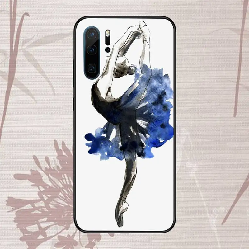 

Ballet Dance Girl Ballerina ballet Phone Case For huawei honor 10 i lite 8x P 30 40 20 lite pro smart 2019 nova 5t mate 20 pro
