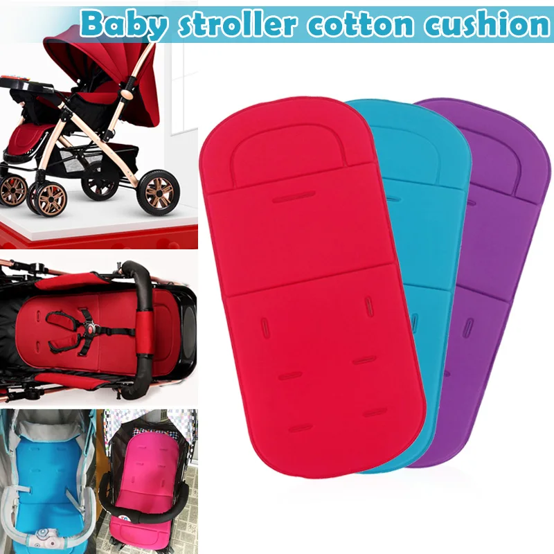 

Hot Selling Universal Baby Stroller Cushion Solid Color Breathable Pushchair Mat LBV