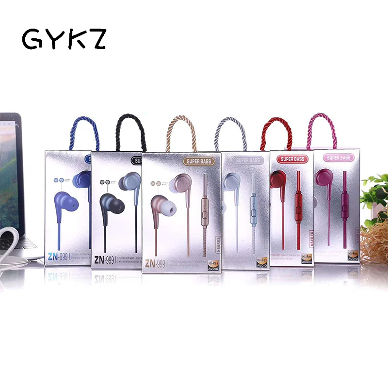 GYKZ новые наушники вкладыши с пультом дистанционного управления сабвуфер