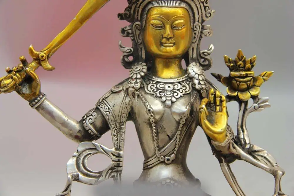 Тибетский буддизм Белый Медный Серебряный Манджушри бодхисаттва манджушри