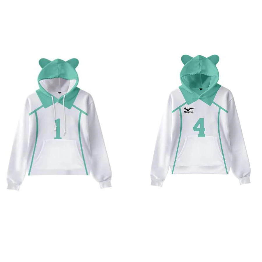 

Аниме Haikyuu Oikawa Tooru Косплей Костюм Aoba Johsai детские толстовки для мальчиков и девочек Забавные толстовки с капюшоном детская одежда