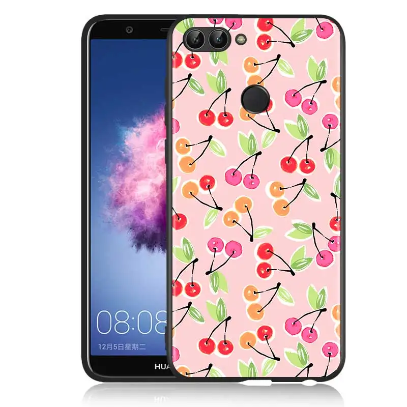 Pink Cherries for Huawei P Smart Z S Plus 2020 2019 Nova 5T 5i 5 4e 4 3i 3e 3 2i Phone Case Bright Black Cover | Мобильные телефоны