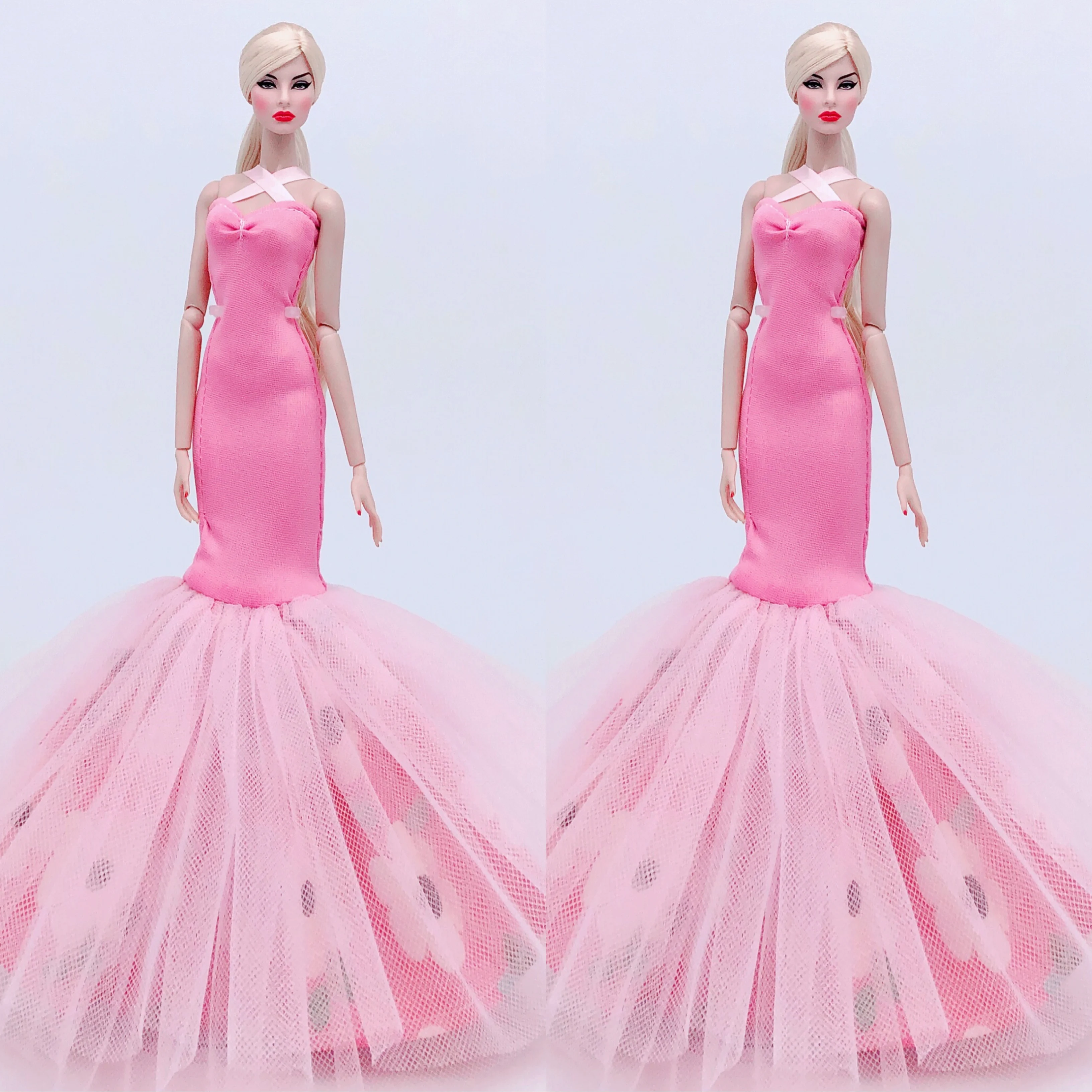 Платья ручной работы для куклы Барби одежда принцессы платье-комплект вечеринки