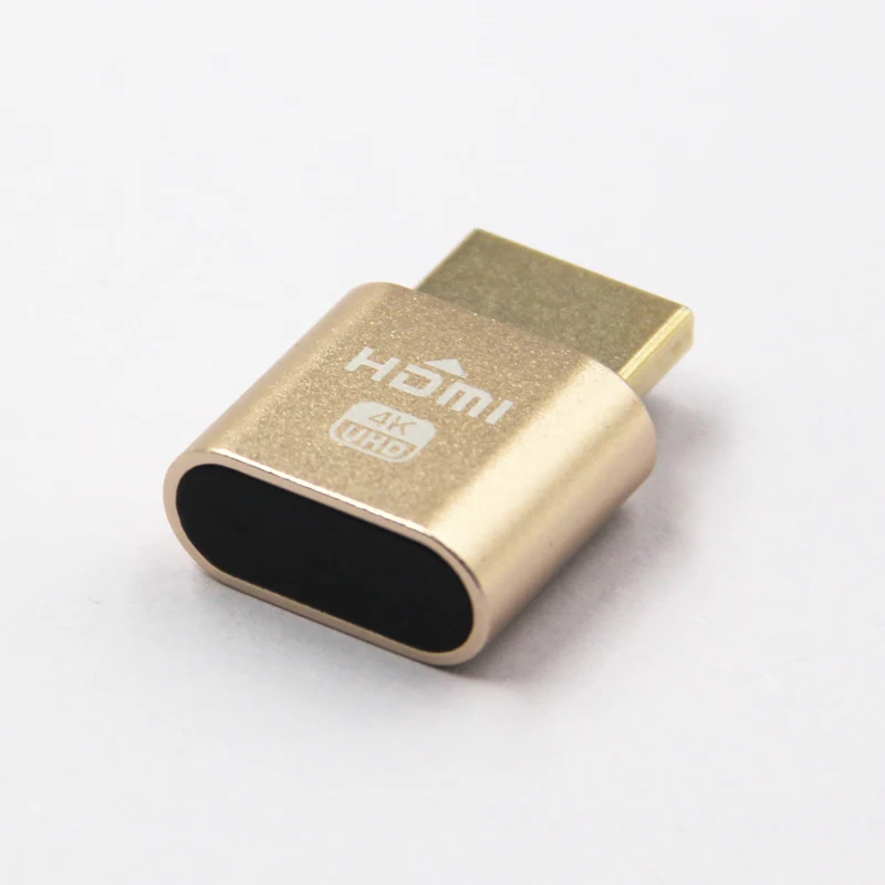 Vga-адаптер для виртуального дисплея HDMI DDC EDID пустышка штепсельная вилка