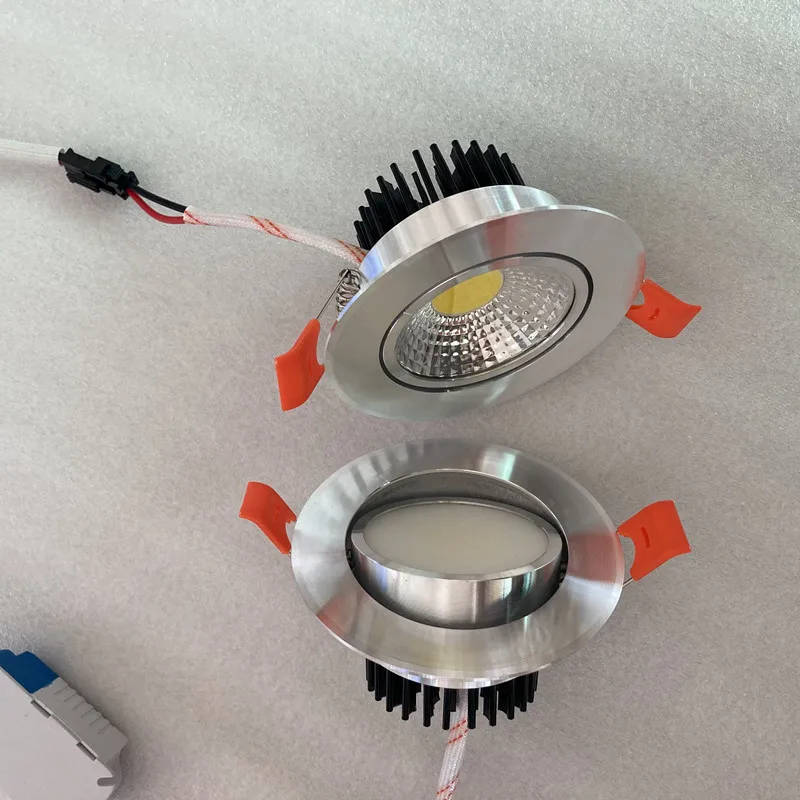 Супер яркий светодиодный светильник с регулируемой яркостью COB 5 Вт 7 9 12 15